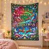 Christmas Printed Tapestry Wall Hanging For Bedroom Living Room Wall Decor Holiday Gift