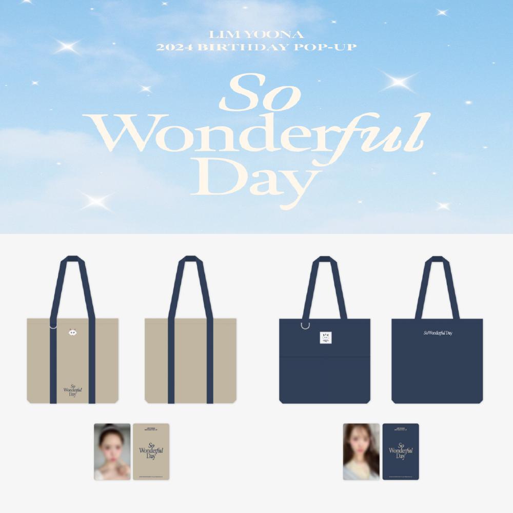 

Предзаказ 2024 LIM YOONA Birthday POP-UP So Wonderful Day Eco Bag