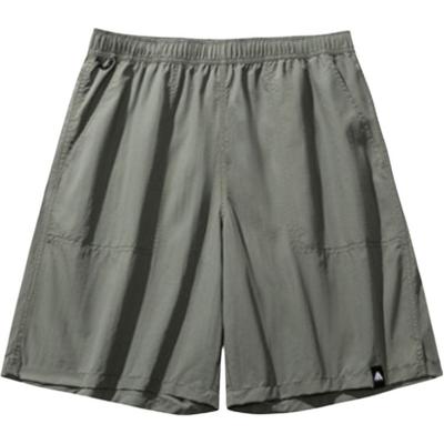 Comfortable Simple Mid Waist Loose Five Point Casual Shorts Men Shorts Seaweed-Green 952526504-4