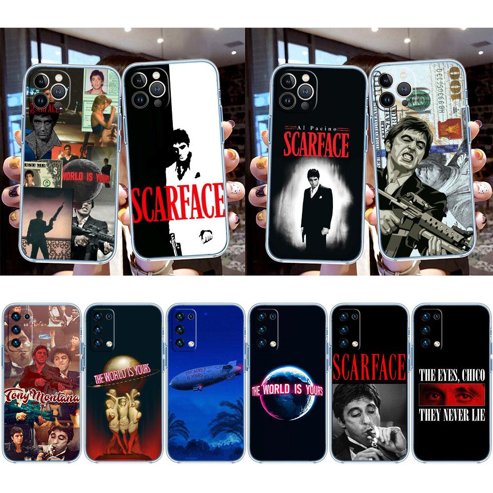 S-Scarfaces Phone Case for Motorola Moto E13 E15 E20 E22 E22I E22S E30 E32 E40 E7 E7I G Plus Power Play Stylus G22 G14