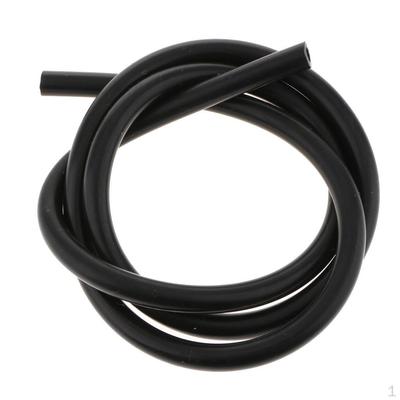5/16 inch (8mm) Tub de țeavă de furtun din silicon pentru aer combustibil, vid, 5 ft Turbo - negru, 1,5 m