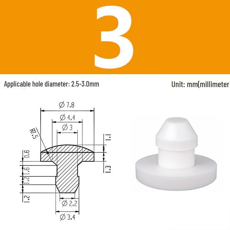 High-Temp Resistant Silicone Rubber Stopper with Card Slot Sealing Cap
