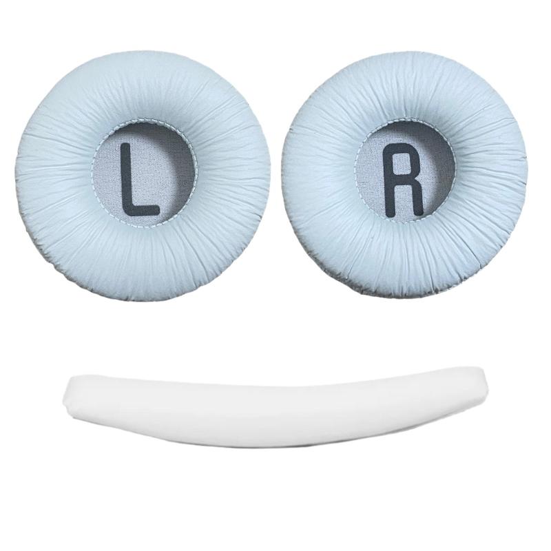 

3 шт. Для JBL Tune 600 T450 T450BT T500BT JR300BT 70 мм Мягкие кожаные пенные амбушюры Подушка для наушников Оголовье Наушники Амбушюры