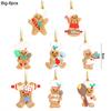 Gingerbread Man Ornaments Xmas Tree Hanging Pendant 2025 Merry Christmas Decorations for Home 2025 New Year Gift Navidad Noel