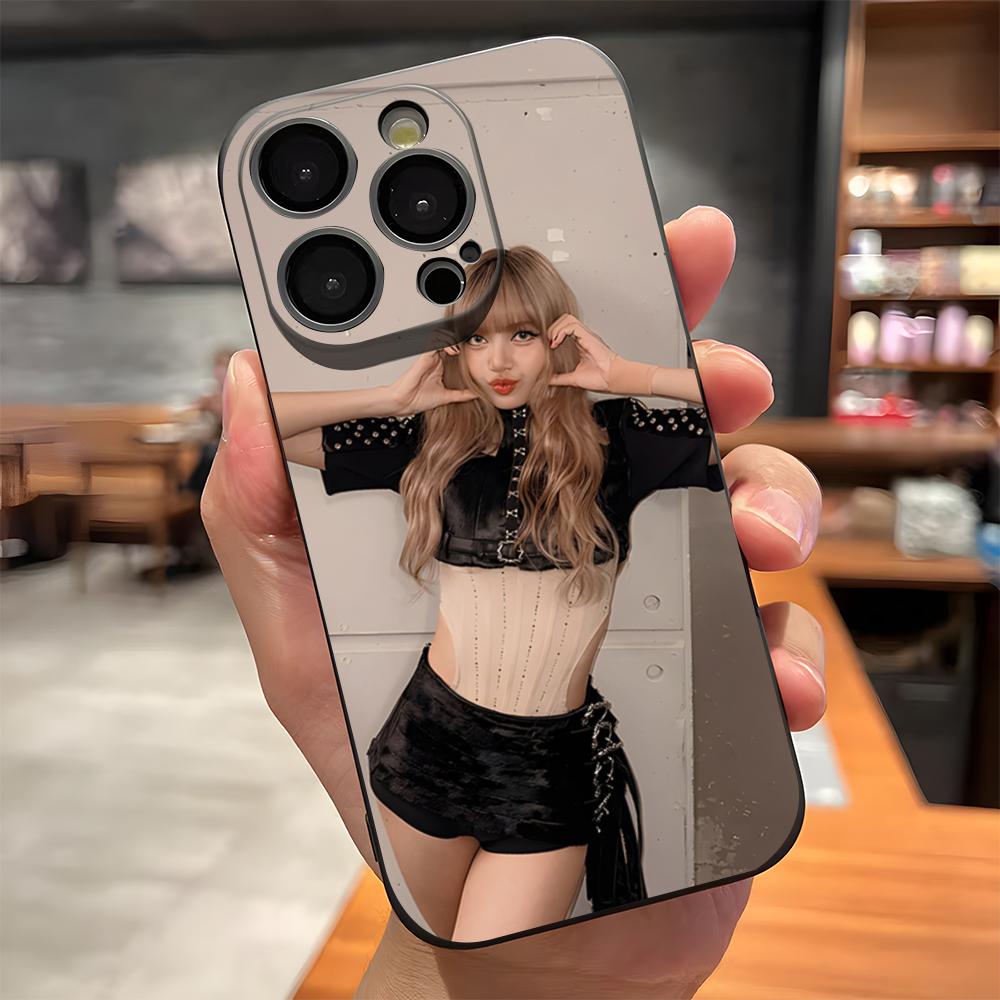 L-Lisa L-Lalisa Handyhülle Für IPhone 17 Pro Max 15 Pro 16 14 Plus 12 13 Mini 11 Pro Stoßfest Weiche Hülle