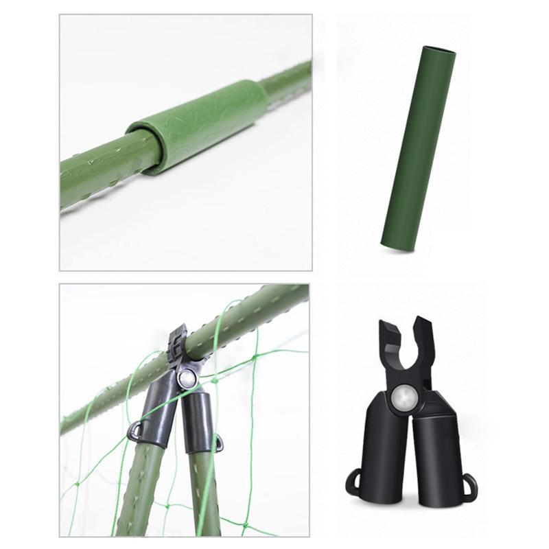 10Pcs Universal Plastic Clips Plant Support Fixed 11Mm Pipe Connector Plant Trellis Climbing Rack Pillars Gardening Accessories