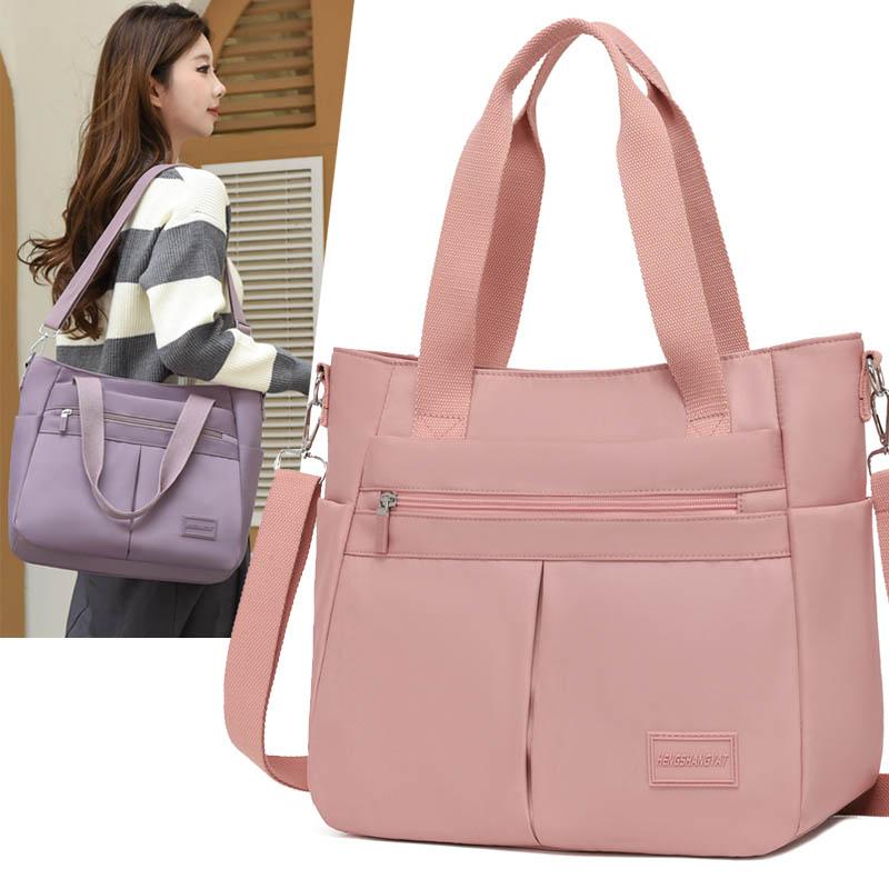Women's Bag Nylon Large Capacity Shoulder Bag Lightweight Portable Crossbody Bag