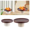 Japanese Style Cake Plate Dessert Holder Wood Dish Clay Pedestal for Dessert
