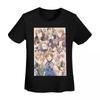 Hetalia Grupa World Stars Koszulka Damska Krótki Rękaw Koszulki Okrągły Dekolt Ubrania Bawełna Letnie Koszulki Streetwear