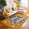 Retro Tiger Printed Carpet for Living Room Bedroom Decor Abstract Modern Large Area Rug Luxury Art Coffee Tables Floor Mats