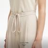 VEROMODA 2025 Spring Lyocell-Linen Blend Drawstring Straight Leg Pants