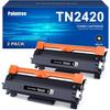Compatible Toner - TRAHOO - TN2420 - 2-Pack - Brother Printers - Yield 3000 Pages