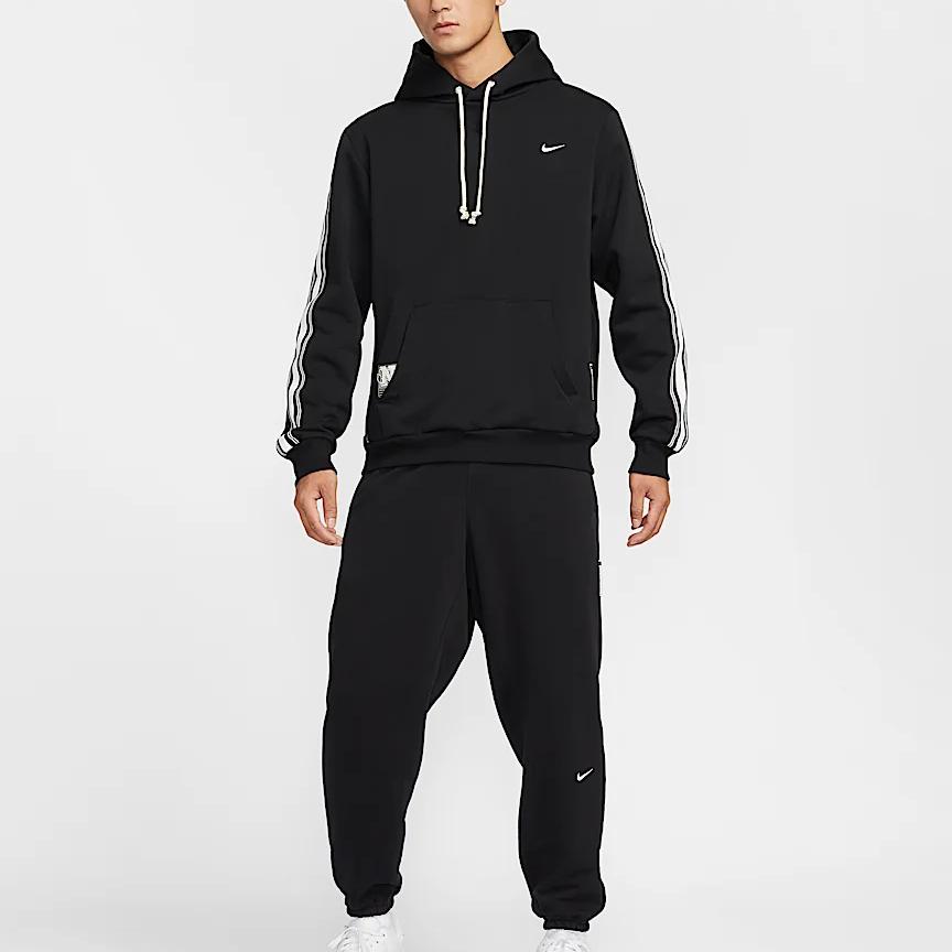 Nike Sportswear Mens Basketball Series Fleece Simple Comfortable Long Sleeve Hoodie Men Hoodies Black HJ3882010