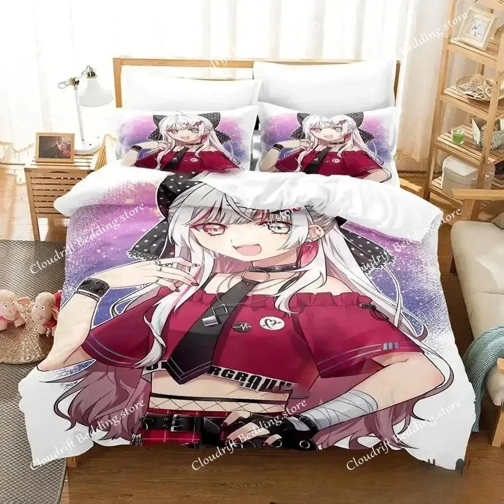 Kawaii Girl Ishigami Nozomi Anime Bedding Set,Duvet Cover Bed Set Quilt Cover Pillowcase,King Queen Twin Size Boys Girls Adults