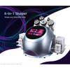 6-in-1 40kHz Cavitation 0.5MHz RF Vacuum 110V-220V Body Contouring Touchscreen Air Cooled Easy Operation