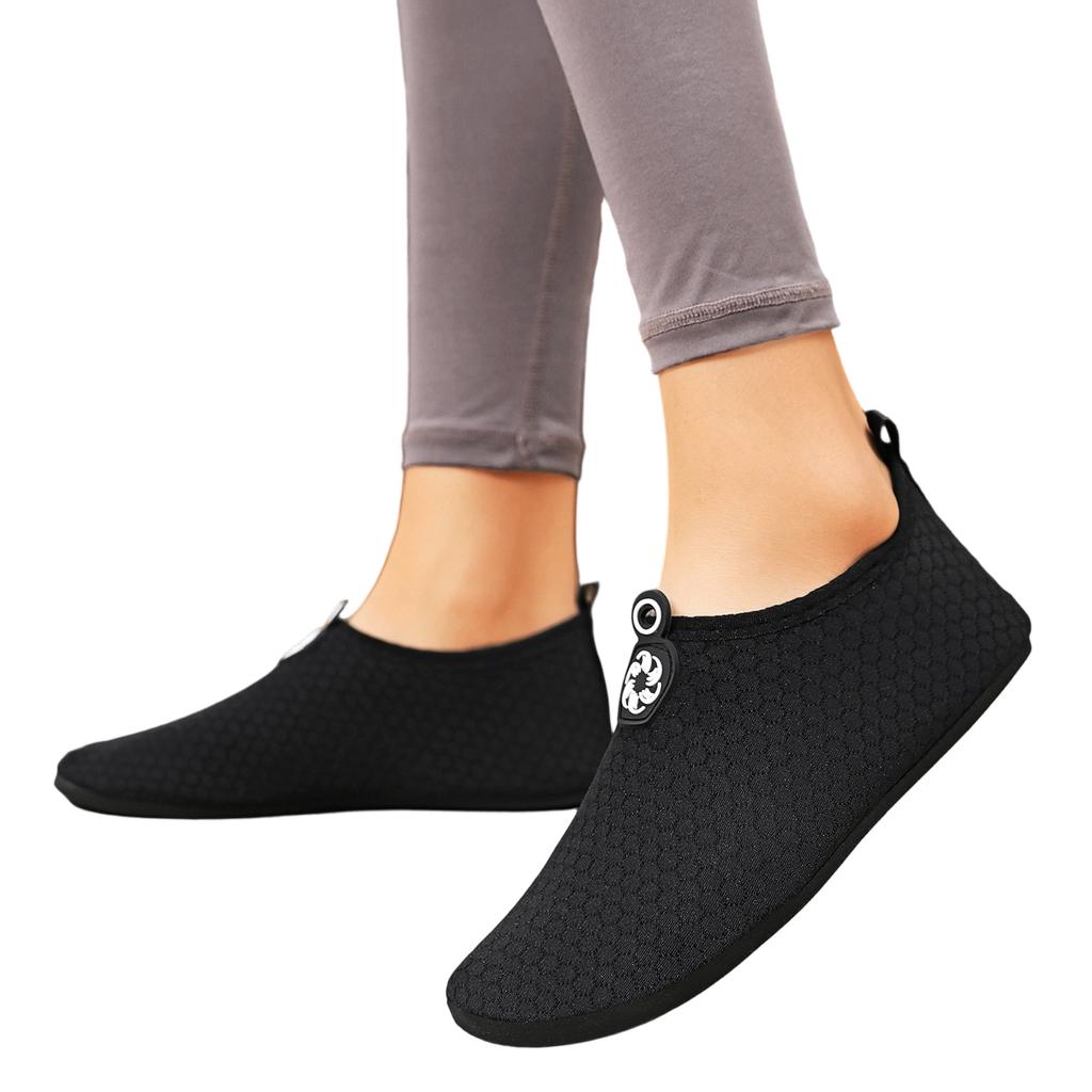 Women's Lightweight Water Shoes Quick Dry Mesh Upper Slip On Aqua Socks for Beach Pool Swim Surfing and Outdoor Activities