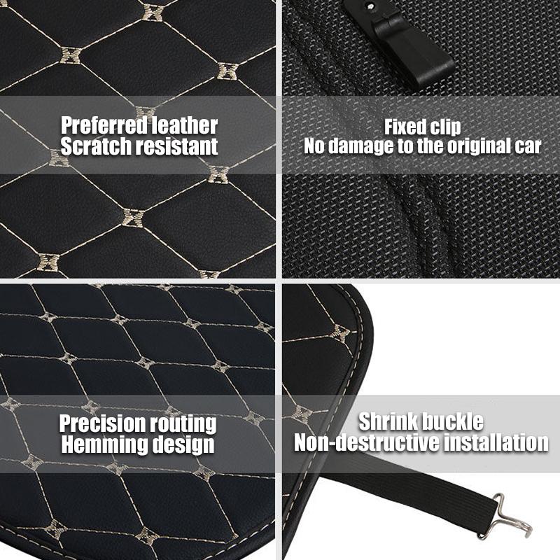 1Pcs Car Seat Backrest Protection Anti-kick Mat For Peugeot 206 307 308 207 3008 208 407 508 2008 5008 301 406 408 607 4008