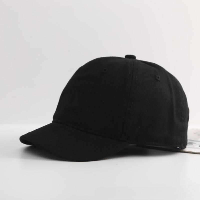 American Retro Solid Color Hat  Male Baseball Hat  Korean Style Soft Top Baseball Hat  Male Sun Hat