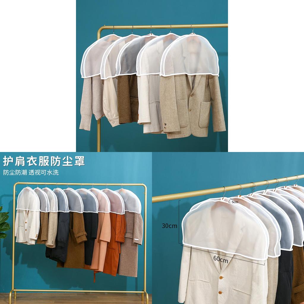 Peva Clothing Dust Cover For Wardrobe With Waterproof Protection For Indoor Storage