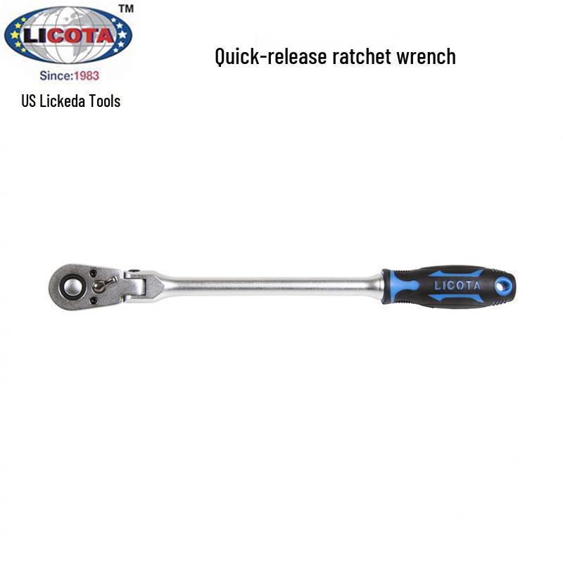 LICOTA USA Adjustable Quick Release Ratchet Wrench ALH-00042F 1/4 inch