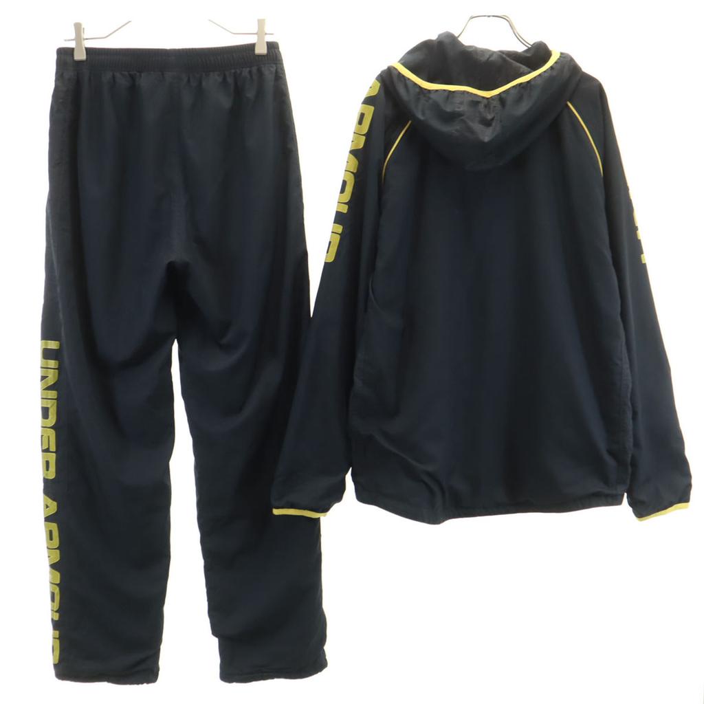 Under Armour Training Windbreaker Setup LG/MD Black Tricot Lining Men's Used