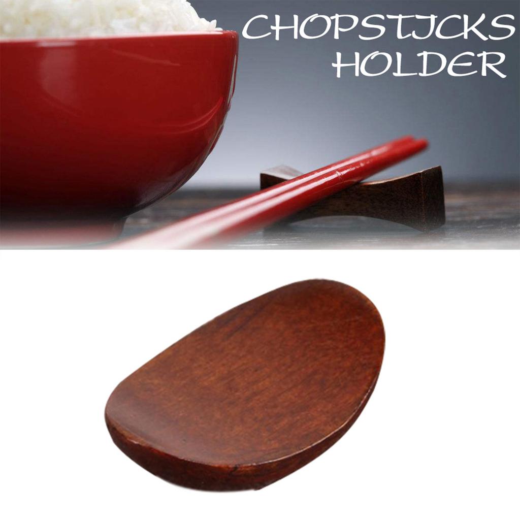 Wood Chopstick Rest Japanese Chopsticks Holder Vintage Chopstick Rest Creative Decorative Chopsticks Pillow Tableware Holder