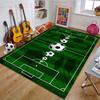3D Football Field Carpet Living Room Carpet Kids Play Area Rug Kitchen Bedroom Boys Room Floor Mat Corridor Door Mat Decoration