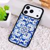 Blue And White Porcelain Soft Phone Case for iPhone 17 Air 16 15 11 12 14 13 Pro Max Shockproof Cover