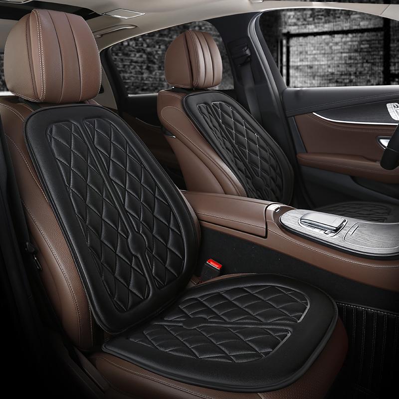 All-Season Universal Car Seat Cushion - Breathable, Anti-slip Ice Silk Cover for Rear Seats