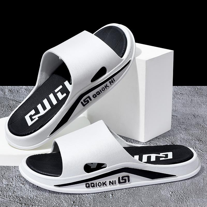 

Slippers men s summer indoor home outdoor wear bathroom bath non-slip deodorant couple sports cool slippers men s 36-37 for 35-36 feet