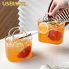 Portable Handbag Glass Cup,Creative Cocktail Glasses Cups,Funny Fruit Wine Glass Cups,Ins Style Bag Glass With Straw,Bar Tools