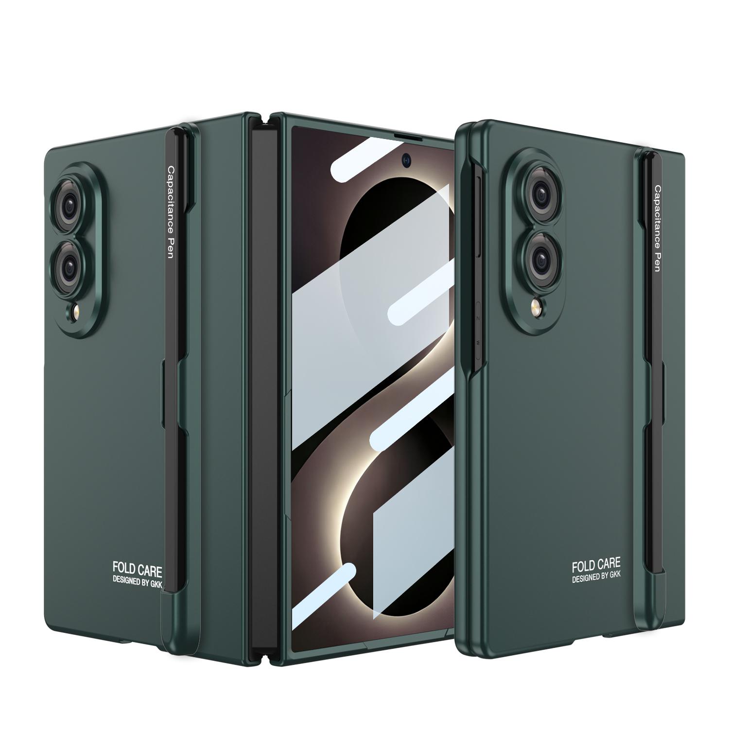 Ultra tenké S přihrádkou na pero a perem Z Fold8 široké Ochranné pouzdro Pro Samsung Galaxy Z Fold 8 S fólií na sklo Nárazuvzdorné Ochranné Galaxy Z Fold 8 Wide zelená