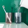 Wall-Mounted No-Punch Toothbrush & Rinsing Cup Set