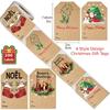 Christmas Labels Festive Adhesive Decorative Label Adhesive Cartoon Christmas Tags For Home Crafting Festival Celebration