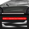 For Tesla Model3/Y 2017-2022 Front Door Rear Door Protective Film Invisible Car Clothing TPU Film Decoration Special Accessories