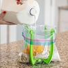 1pc Heavy-Duty Plastic Bag Holder with Sturdy Base - Space-Saving Vertical Storage Organizer for Kitchen, Pantry, Garage