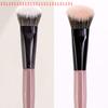 Face Contour Makeup Cosmetic Tool For Women Girls Beginners Soft Bristles Blush Brush For Cheeks Portable Powder Blush