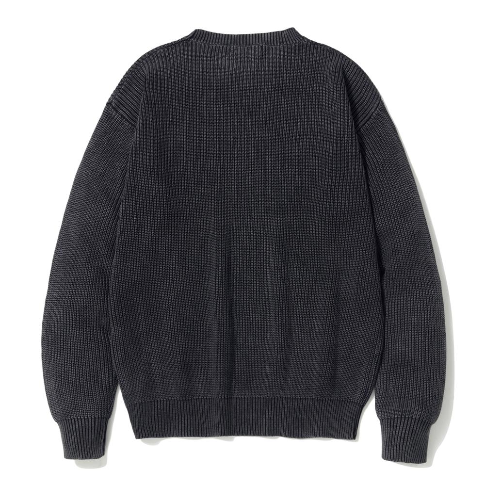 KULTE Pigment Crewneck Knit_Black