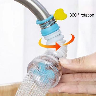 Faucet Filter 360 Degree Rotation Removable Splash-proof Sturdy Sink Water Tap Nozzle Filter Kitchen Supplies