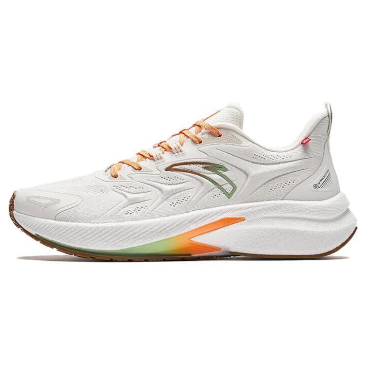 New Anta Rocket 5.0 Anti Slip Wear Resistant Low Top Running Shoes Men's White 112345523-1