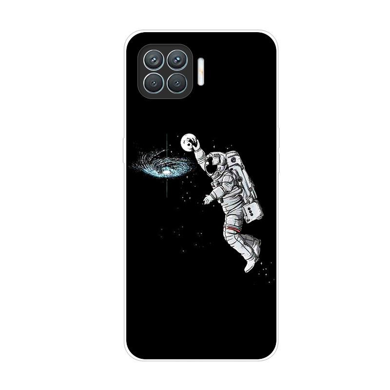 For OPPO Reno4 Lite Case Reno5 Lite Shockproof Soft silicone TPU Back Cover For OPPO Reno 5 4 Lite Phone Cases Case Cute Cartoon