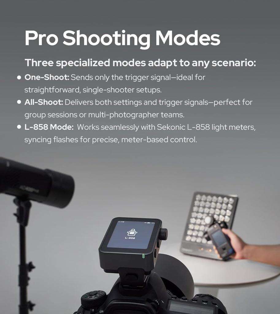 Godox X3pro O for LCD TTL Sync Flash Wireless Commander Bluetooth HSS TCM Focus Assist Light Shutter Fast X3O Upgrade Compatible with OM System