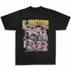 2025 Nuova Maglietta Stampata UFC Ilia Topuria MMA Cotone Manica Corta Abbigliamento da Combattimento Merch per Sport da Combattimento Uomo Tee