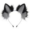 Furry Cat Wolf Fox Ears Headband Halloween Headwear Cosplay Costume Party, Rave