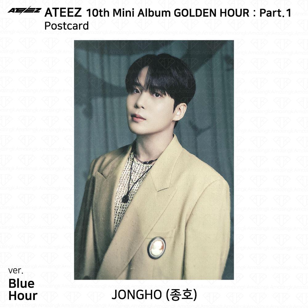 ATEEZ Al 10-lea Mini Album Ora de Aur Part.1 Photobook Ver Photocard Carte poștală KPOP