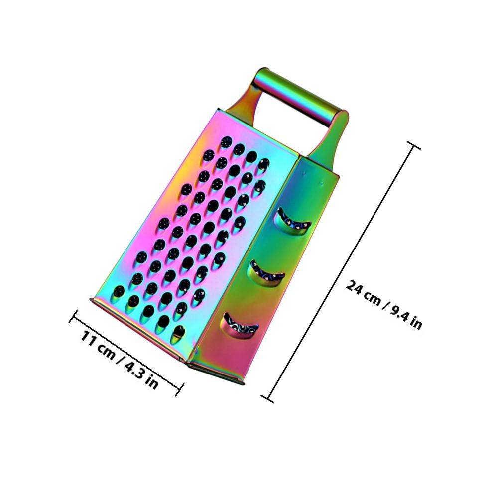 Rostfritt stål Mångsidig Grönsaksskalare Handhållen Osthyvel Skärare Köksredskap Lättrengörbart Blad