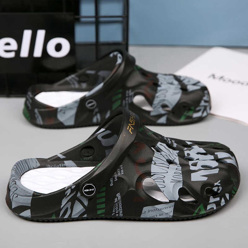 Beach Lying Bath Summer Shoes Men's Sandals Outdoor Footwear Men's Summer Slipper Sneakers Sport Athletics Outing Style