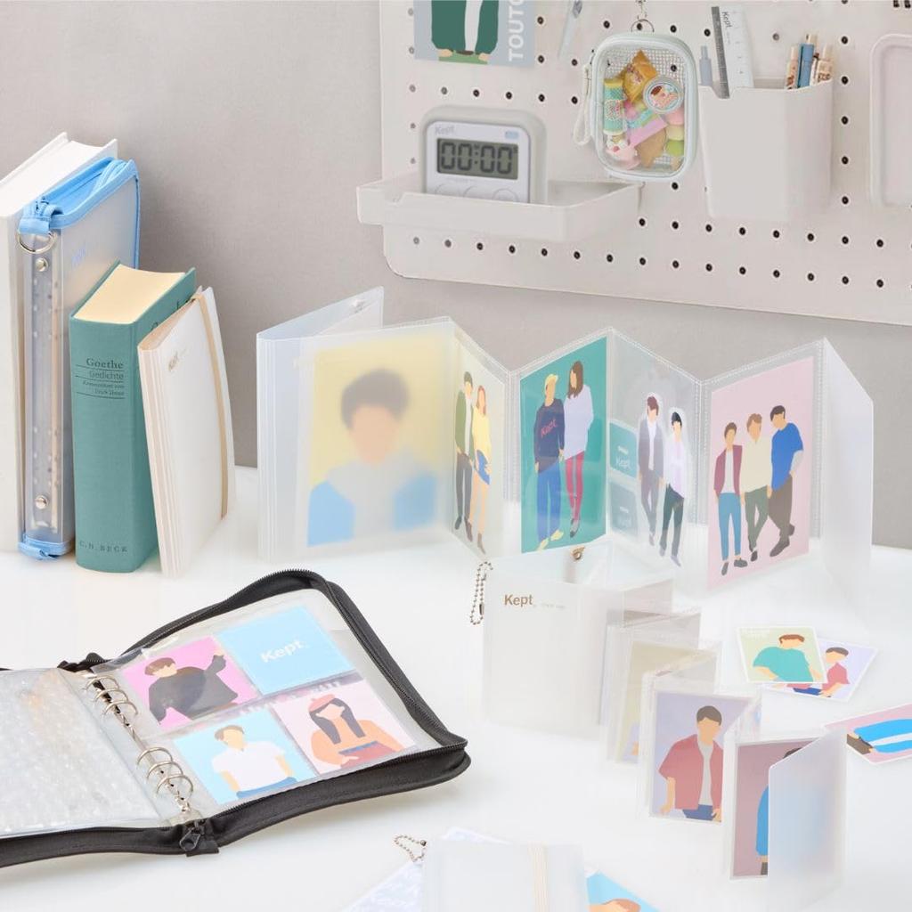 Raymay Fujii Kept Binder File A5 Yellow Sticker Book for Fandom Activities KP52Y Multi-Storage