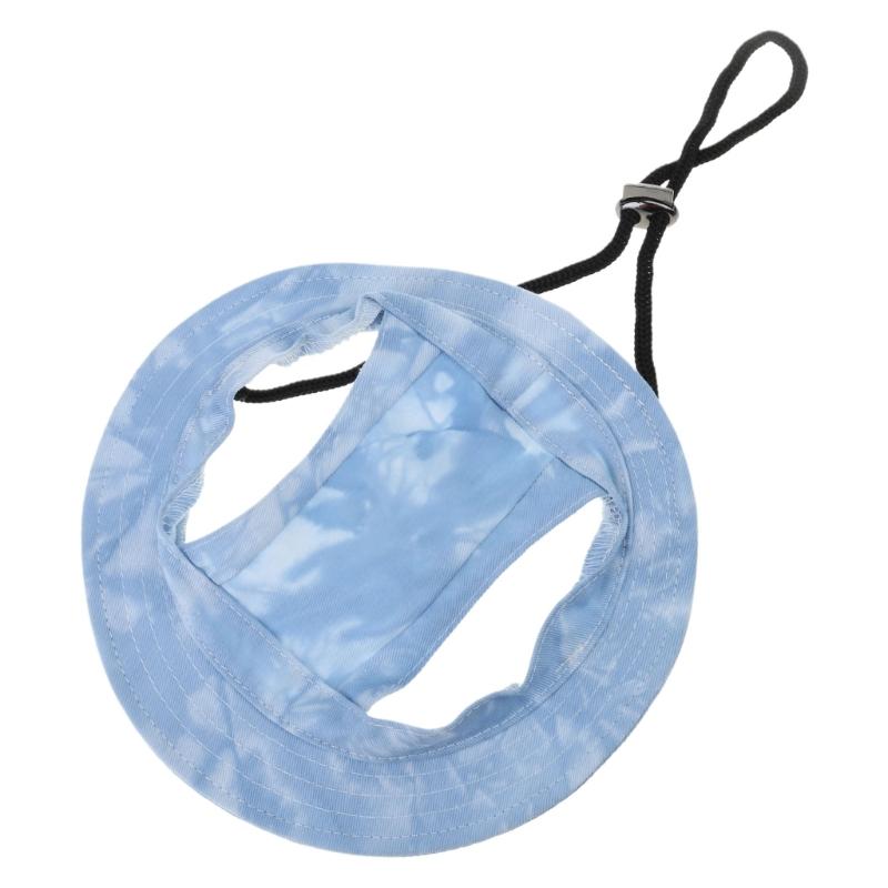 Dog Hat Dog Sun Hat Summer UV Protections Visors for Small Medium Large Dogs with Ear Hole Adjustable Chin Strap