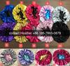 High Quality Personalized LOGO Custom Silk Sleep Bonnet Colorful Real Satin Double Layer Bonnet With Logo Accessories